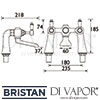 Bristan Renaissance Bath Filler Dimensions